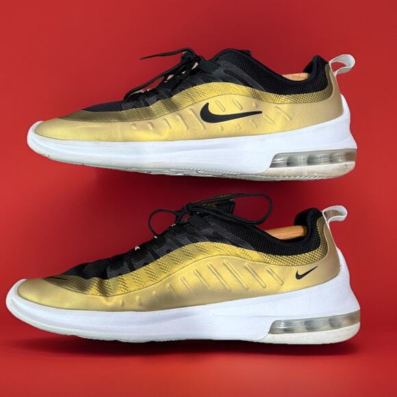 Nike Air Max Axis AA2146-011 Black Metallic Gold Men’s Size 11 Running Shoes - Picture 2 of 13